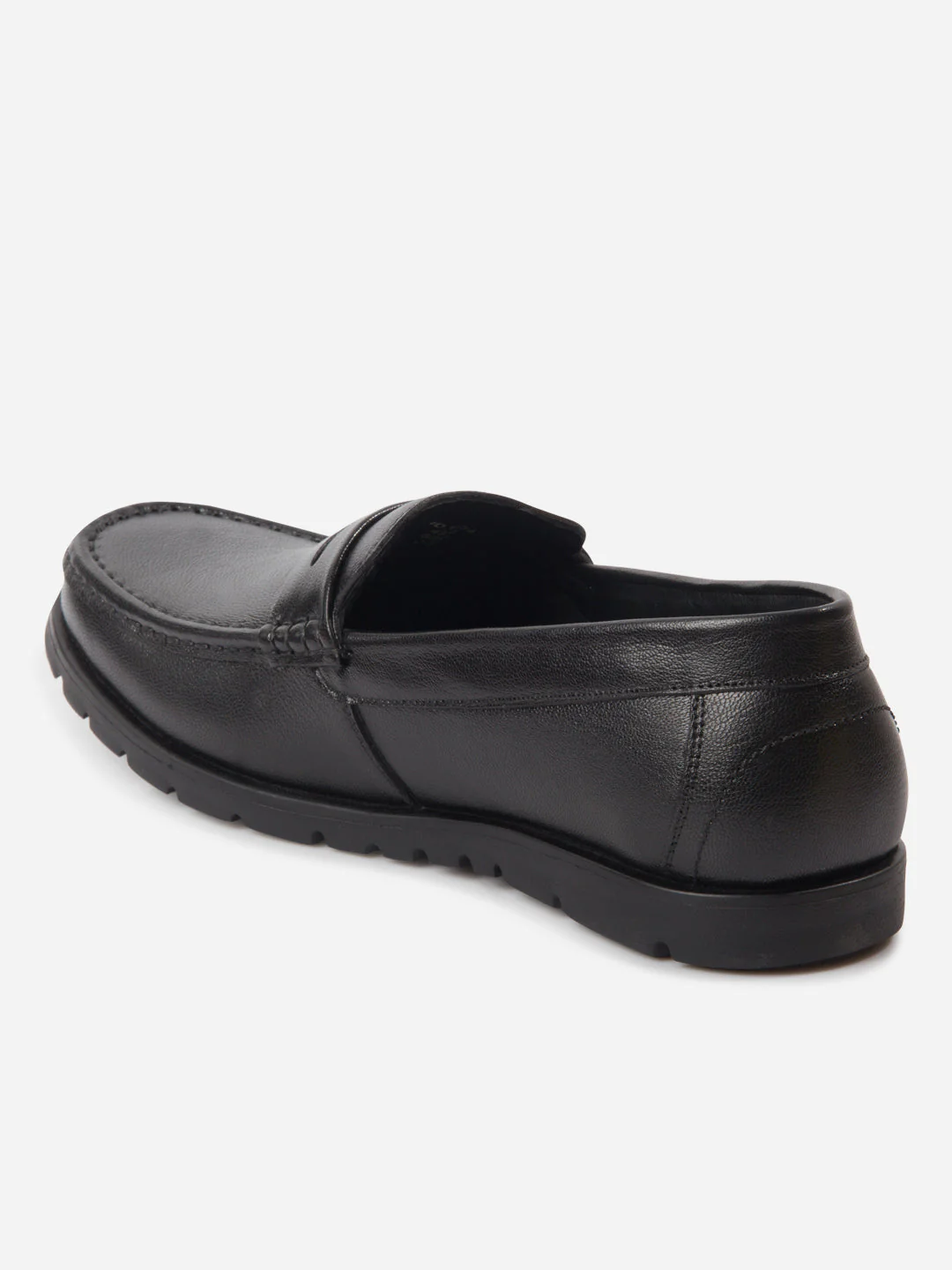 Men's Black Moc Toe Loafer (ID1174) - Image 4