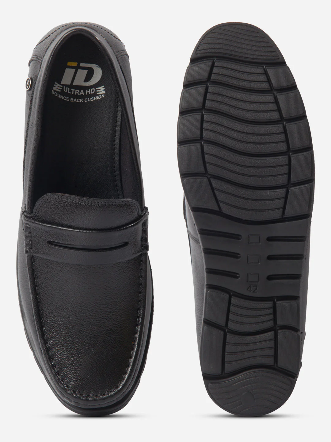Men's Black Moc Toe Loafer (ID1174) - Image 5