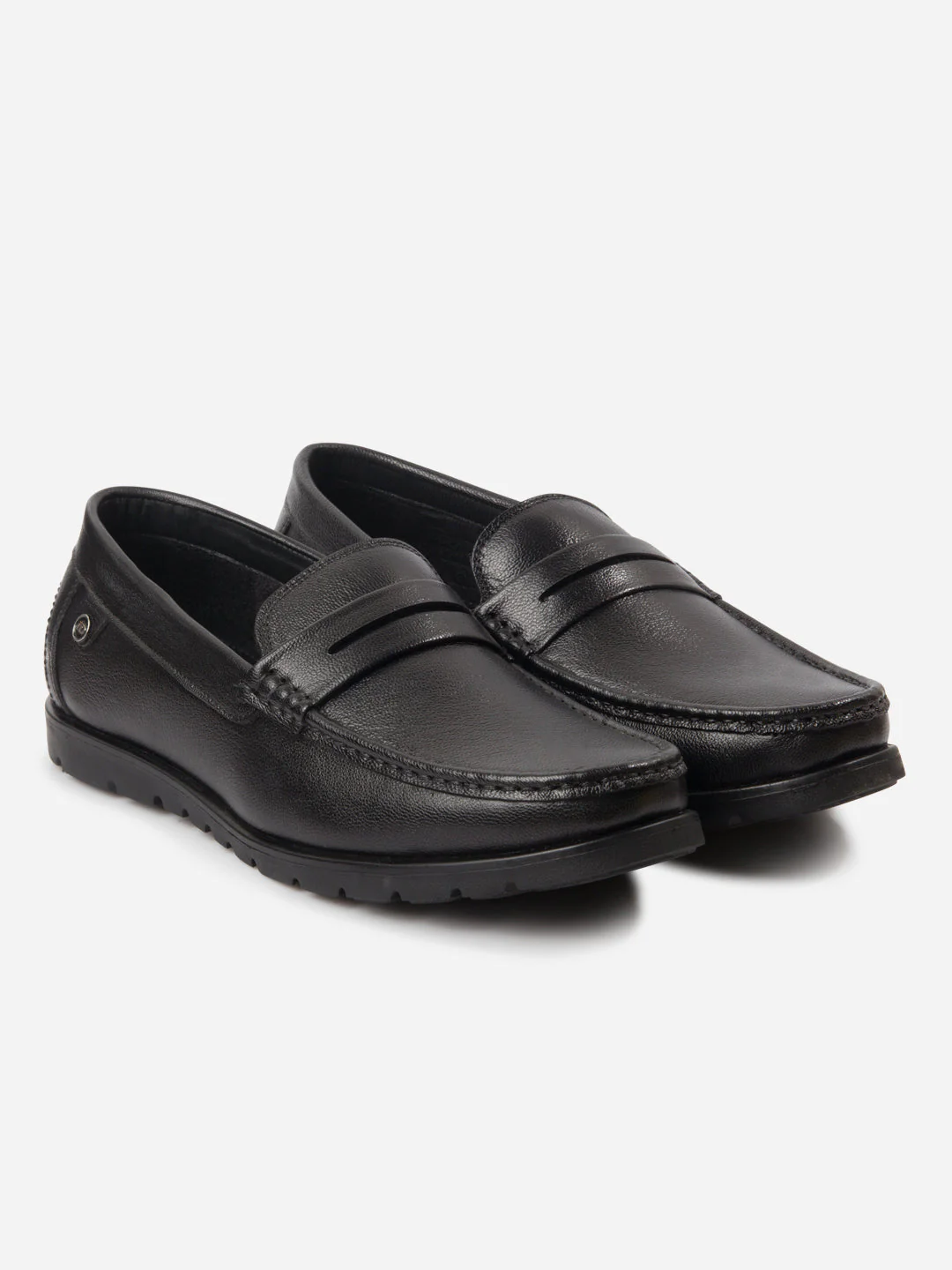 Men's Black Moc Toe Loafer (ID1174) - Image 6