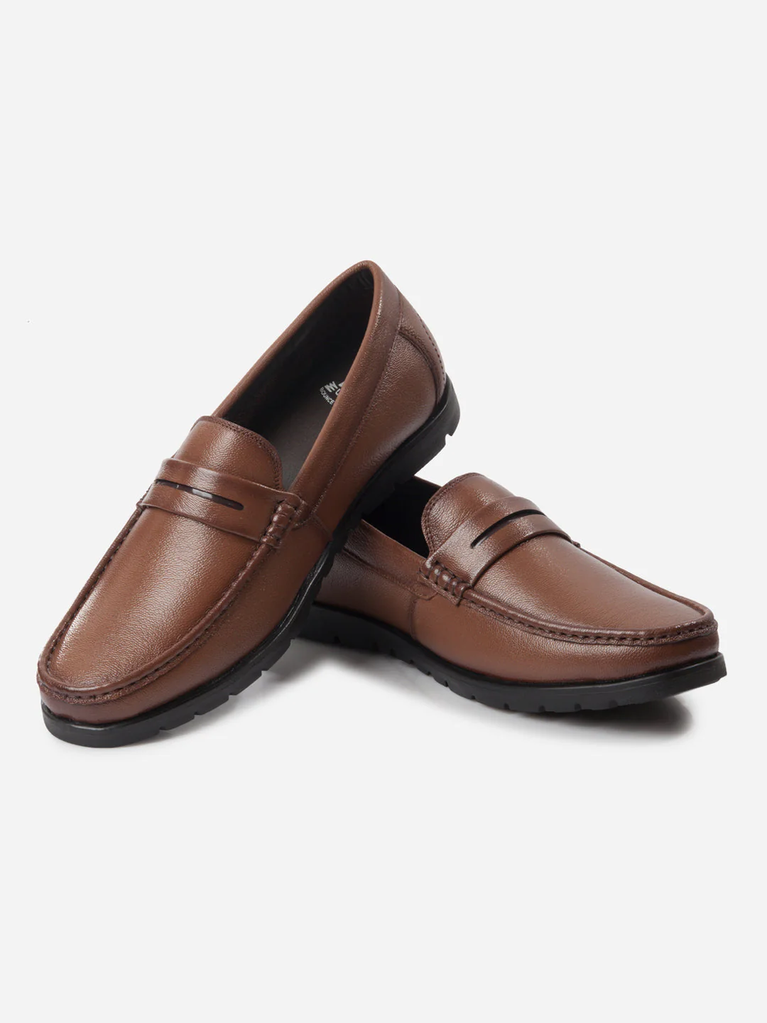 Men's Tan Moc Toe Loafer (ID1174) - Image 3