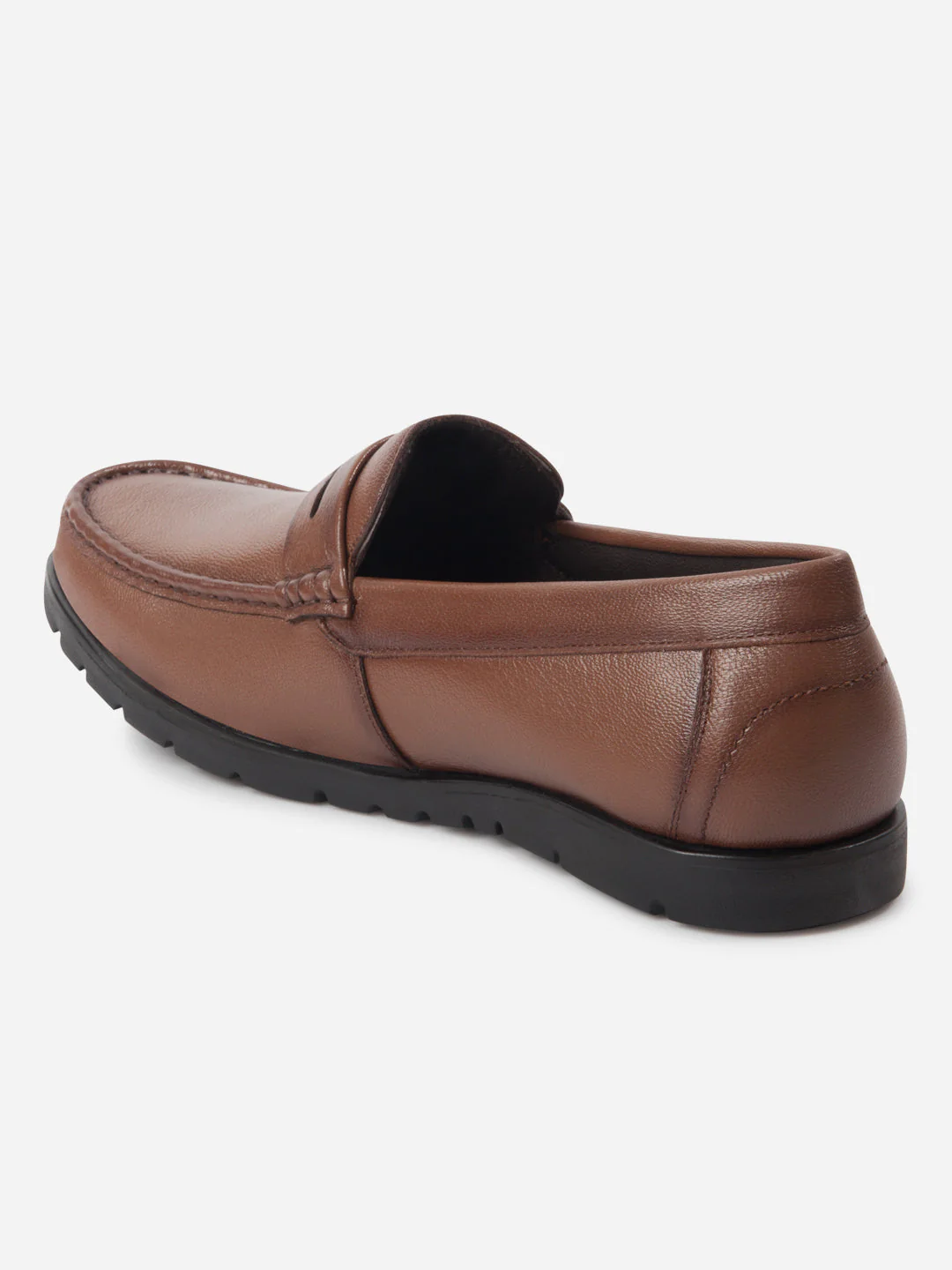 Men's Tan Moc Toe Loafer (ID1174) - Image 5