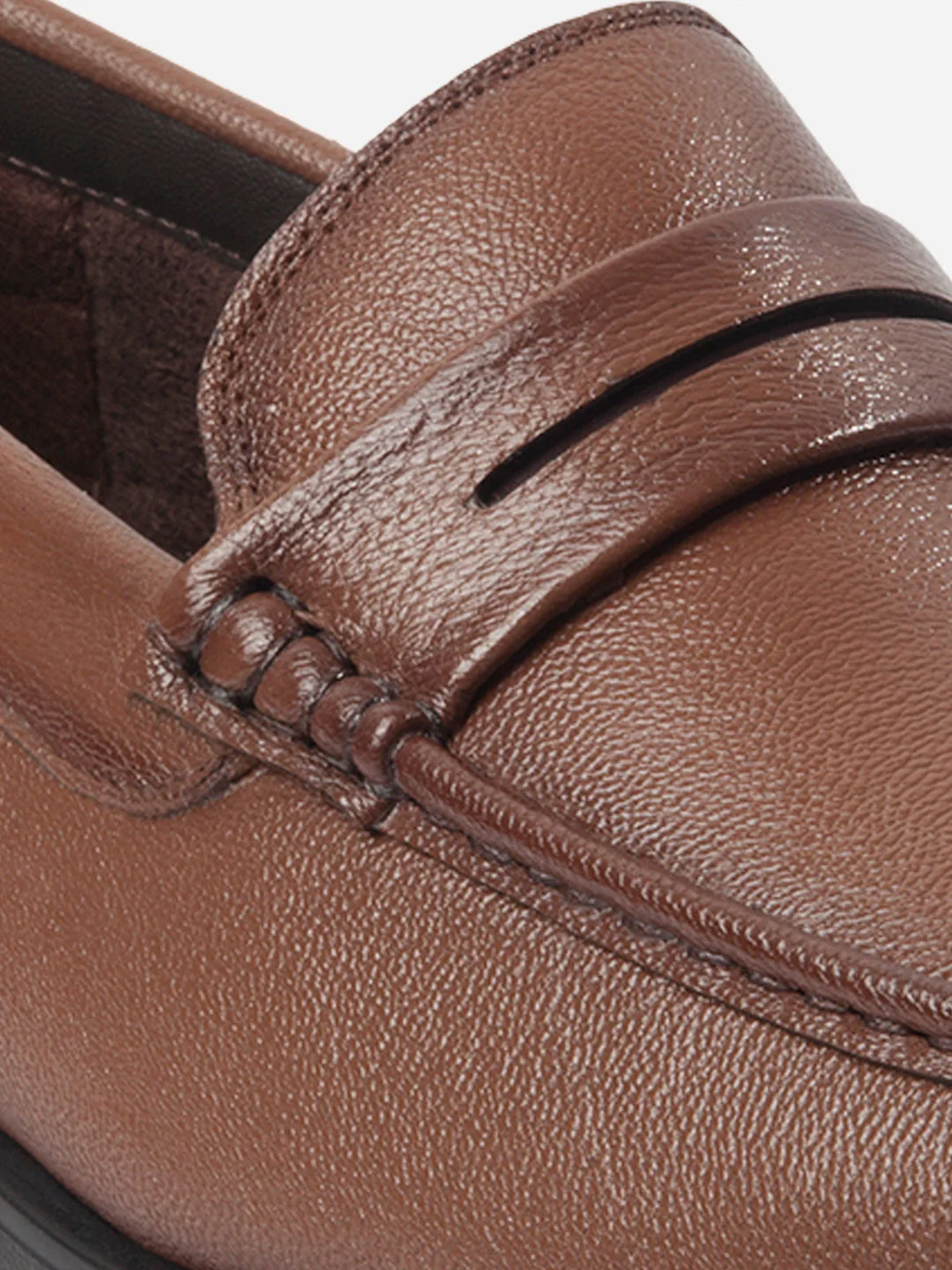 Men's Tan Moc Toe Loafer (ID1174) - Image 8