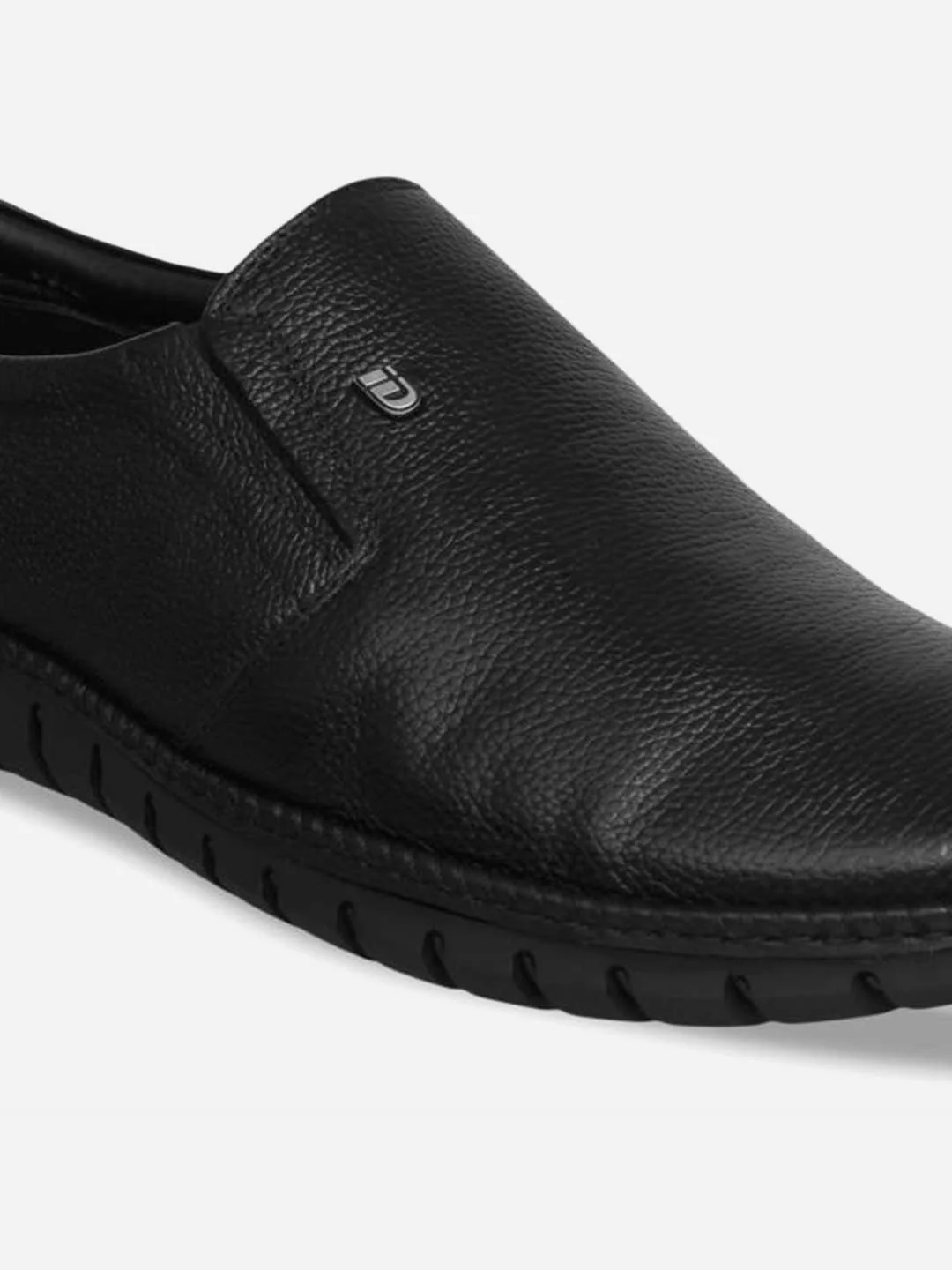Men's Black Comfort Fit Semi Formal Slip On (ID2071) - Image 5