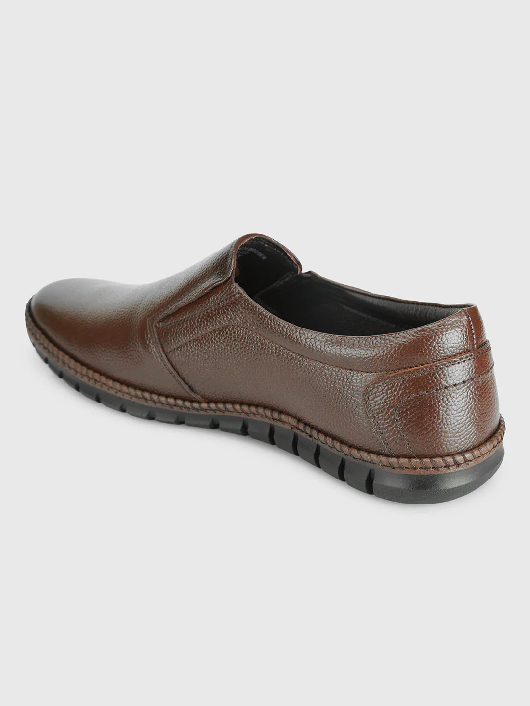 Men's Brown Comfort Fit Semi Formal Slip On (ID2071) - Image 4