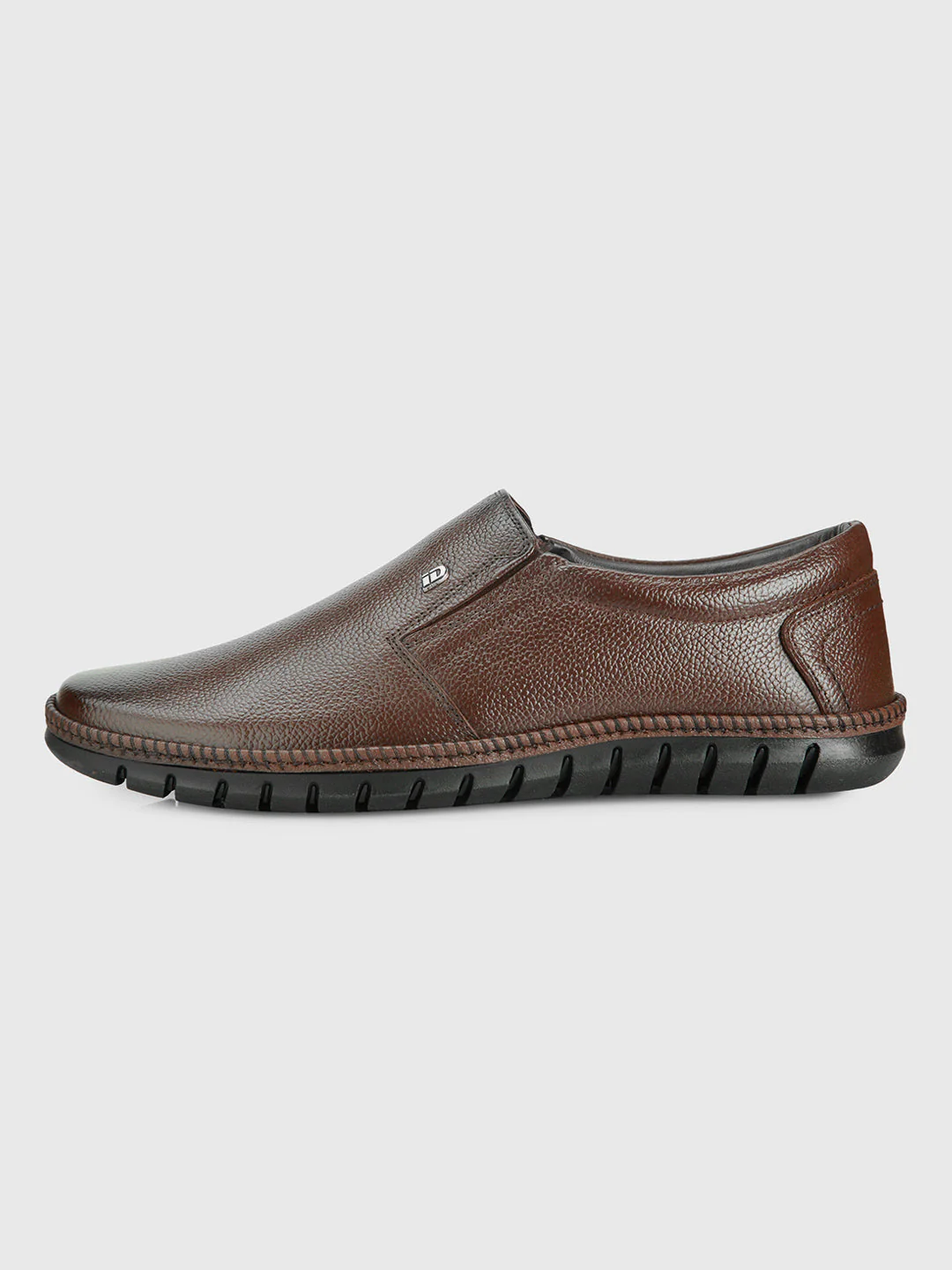 Men's Brown Comfort Fit Semi Formal Slip On (ID2071) - Image 5