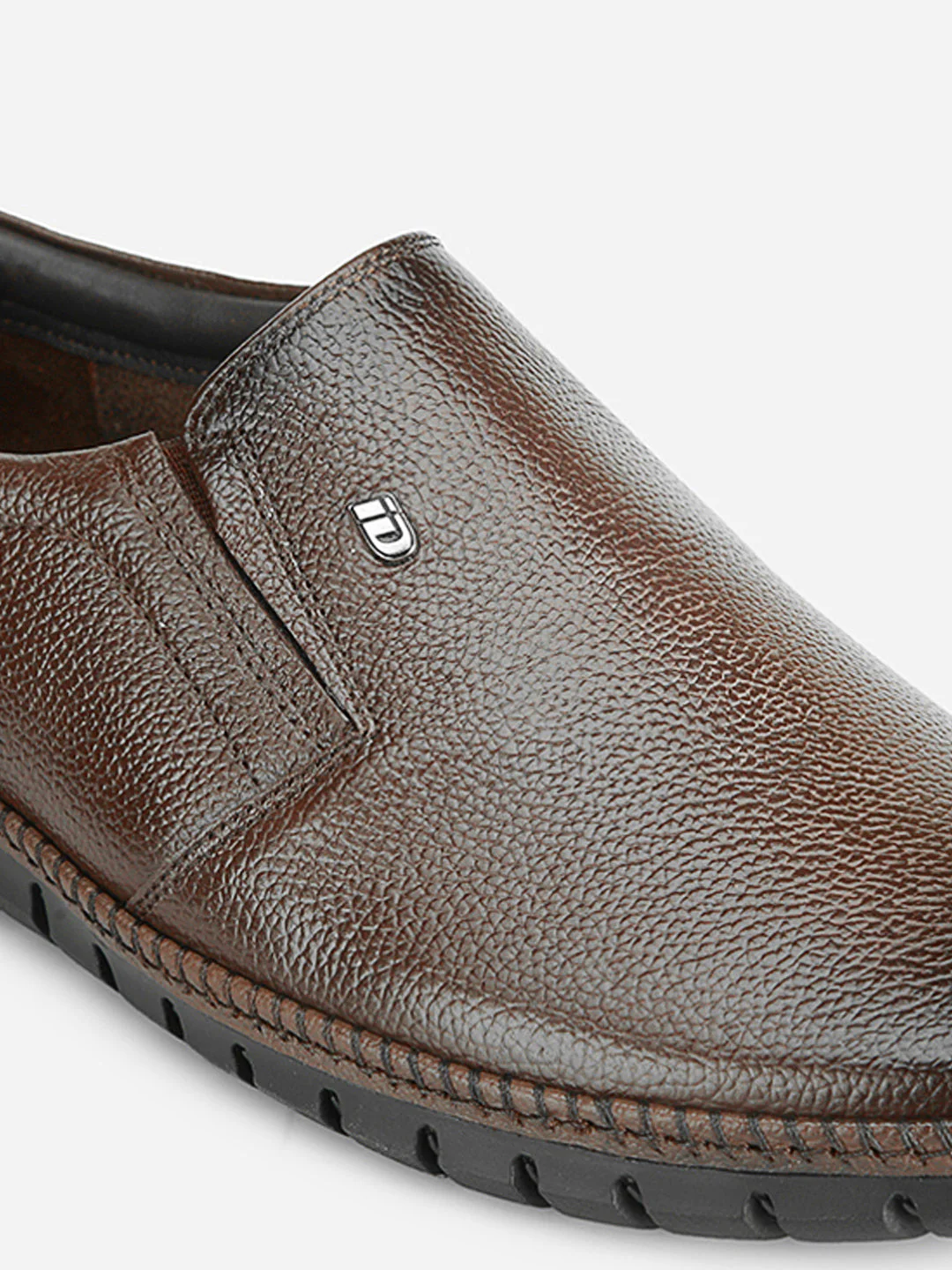 Men's Brown Comfort Fit Semi Formal Slip On (ID2071) - Image 7