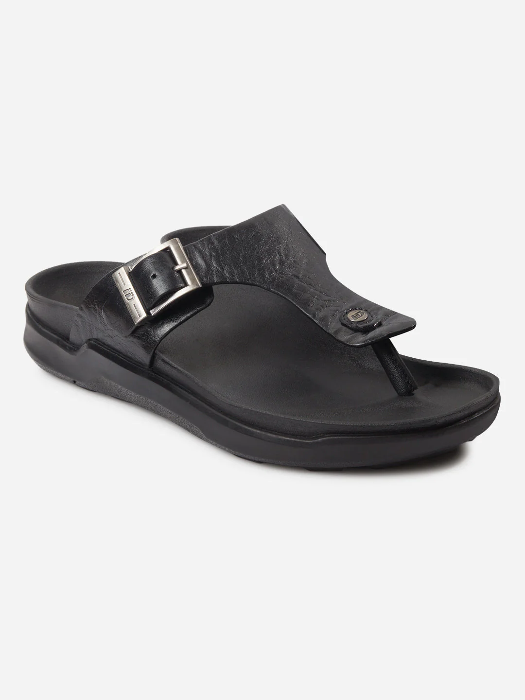 Men's Black Thong Sandal (ID4226) - Image 3