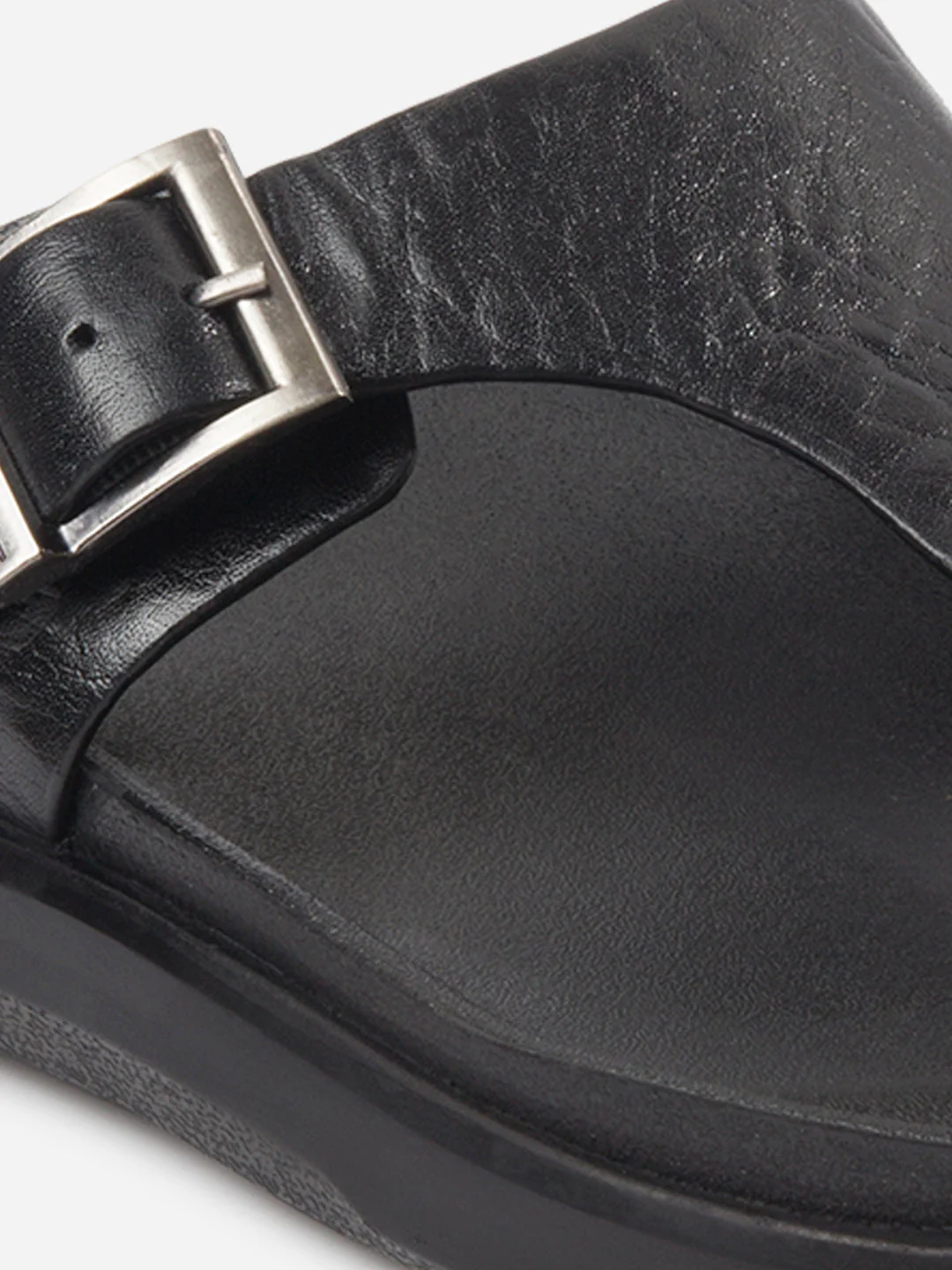 Men's Black Thong Sandal (ID4226) - Image 7