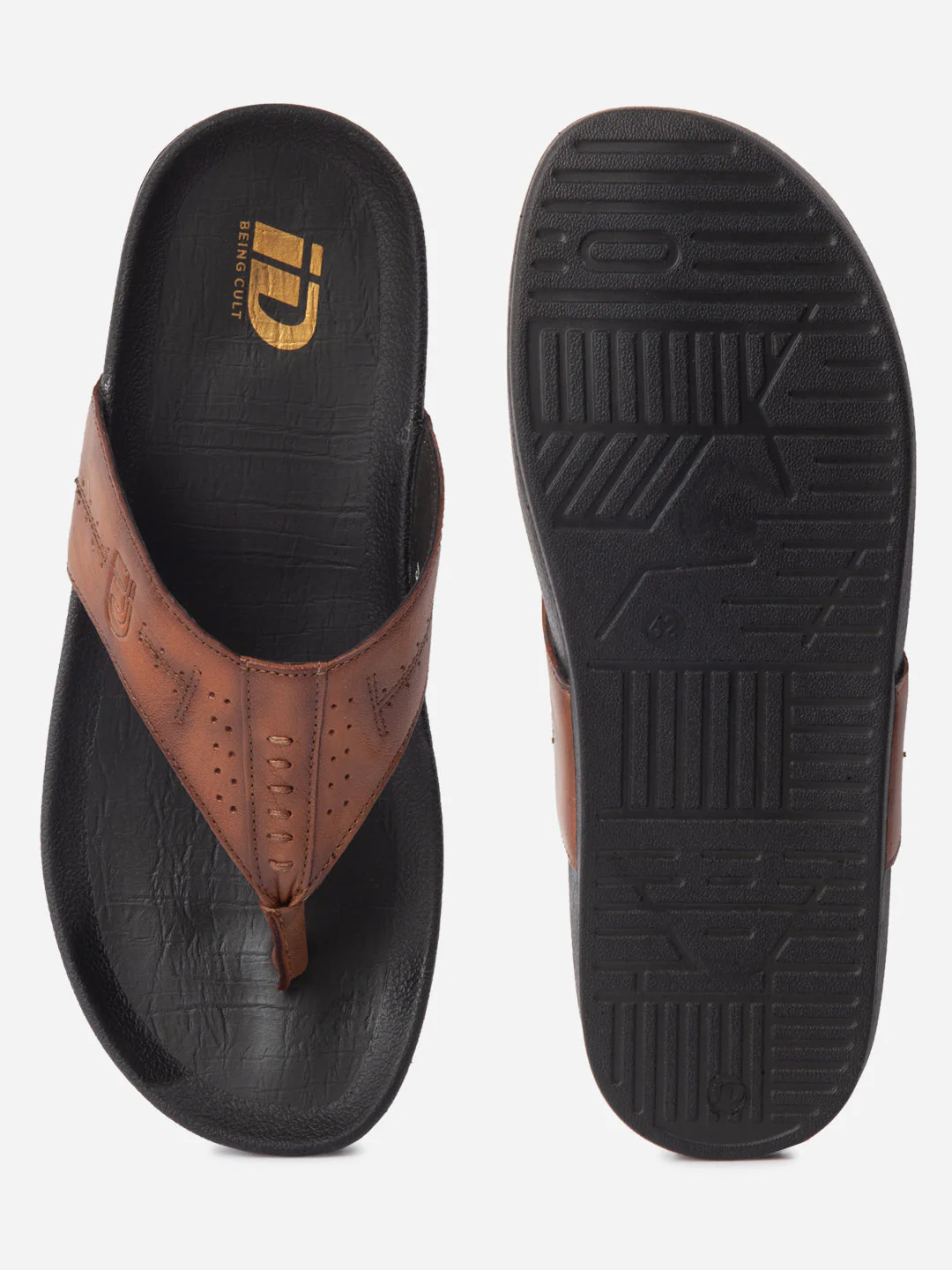 Men's Tan Thong Sandal (ID4228) - Image 5