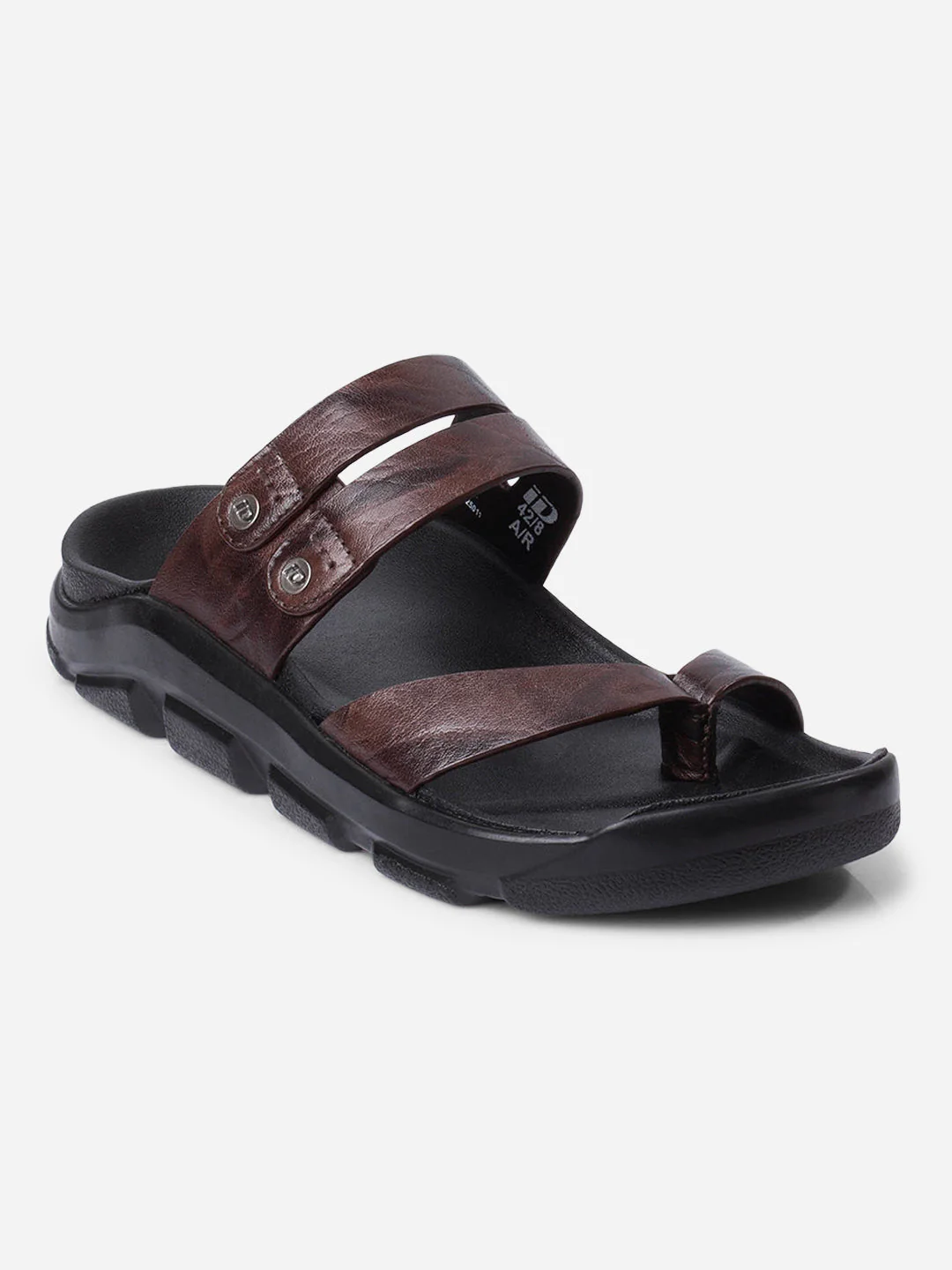 Men's Brown Strap Sandals (ID4273) - Image 3