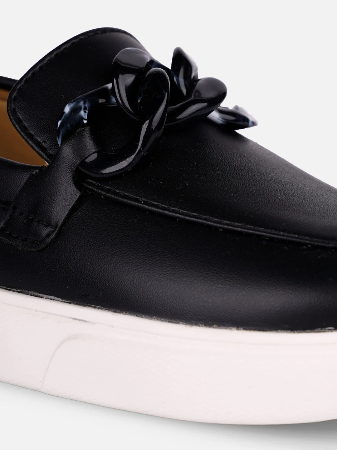 Women's Black Casual Slip On (IU1018) - Image 5