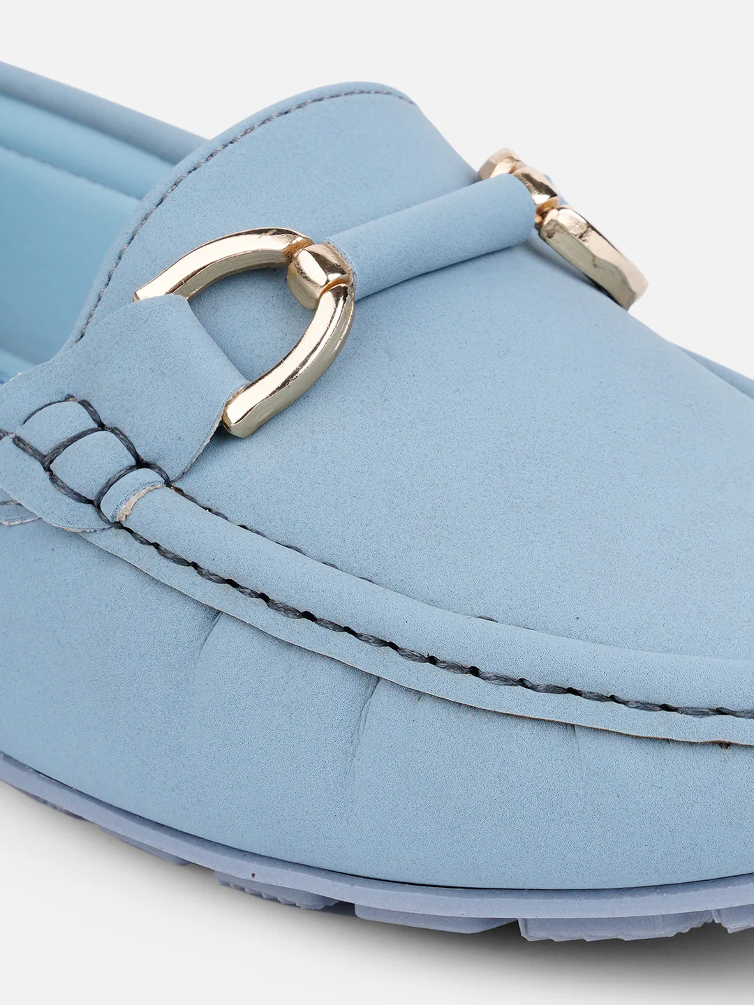Women's Sky Blue Soft & Premium Loafers (IU2001) - Image 5