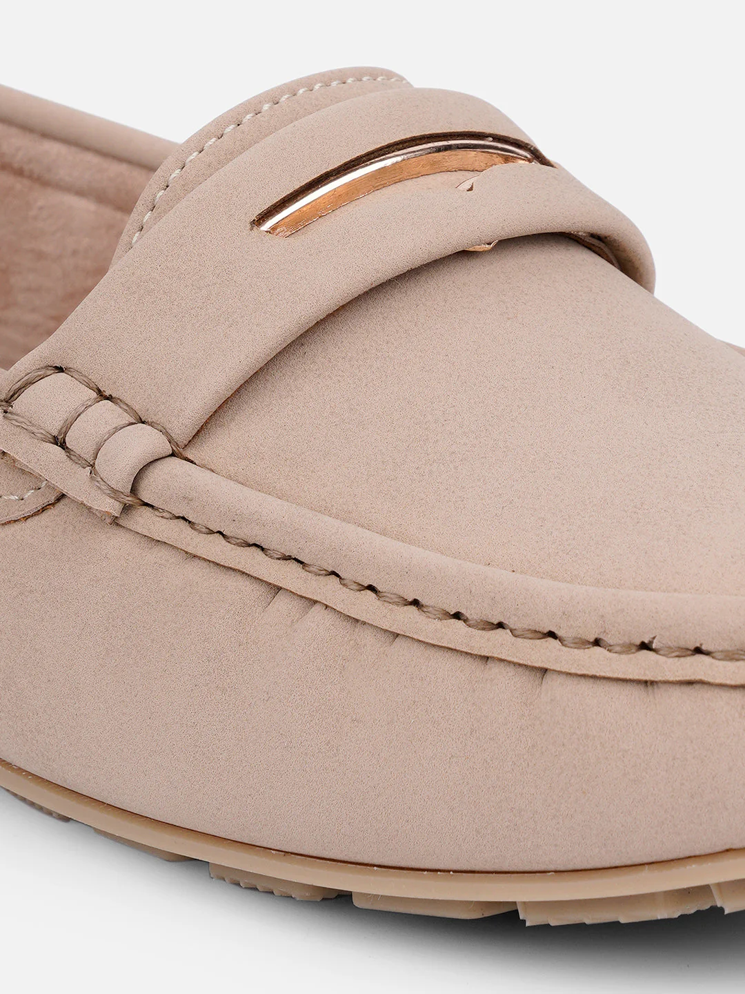 Women's Khaki Soft & Premium Loafers (IU2002) - Image 5