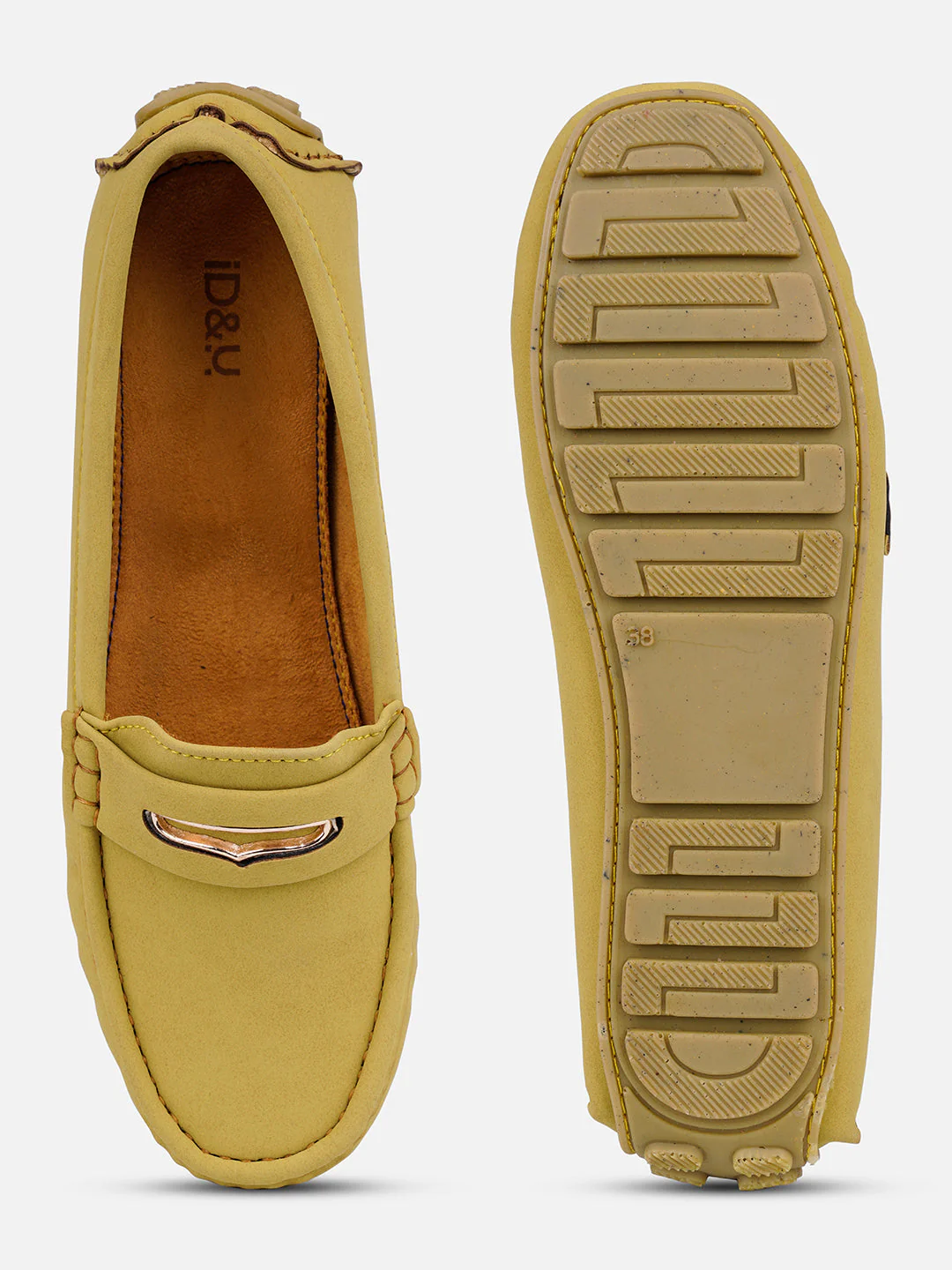 Women's Yellow Soft & Premium Loafers (IU2002) - Image 4