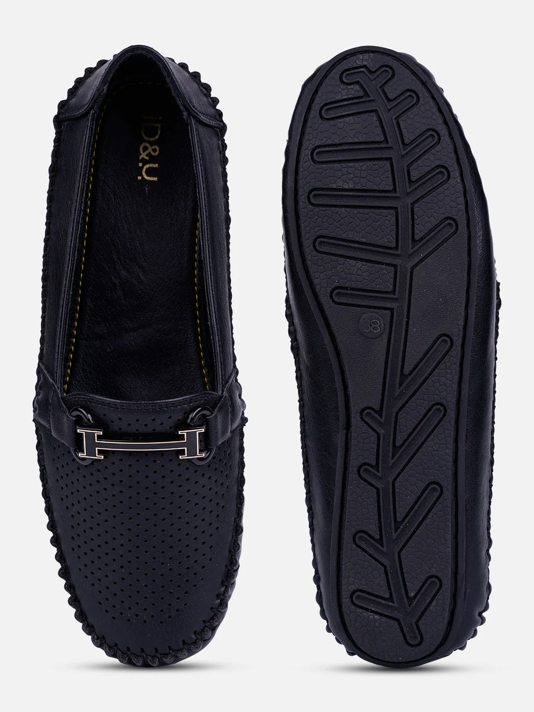 Women's Black Soft & Flexy Loafers (IU2003) - Image 4