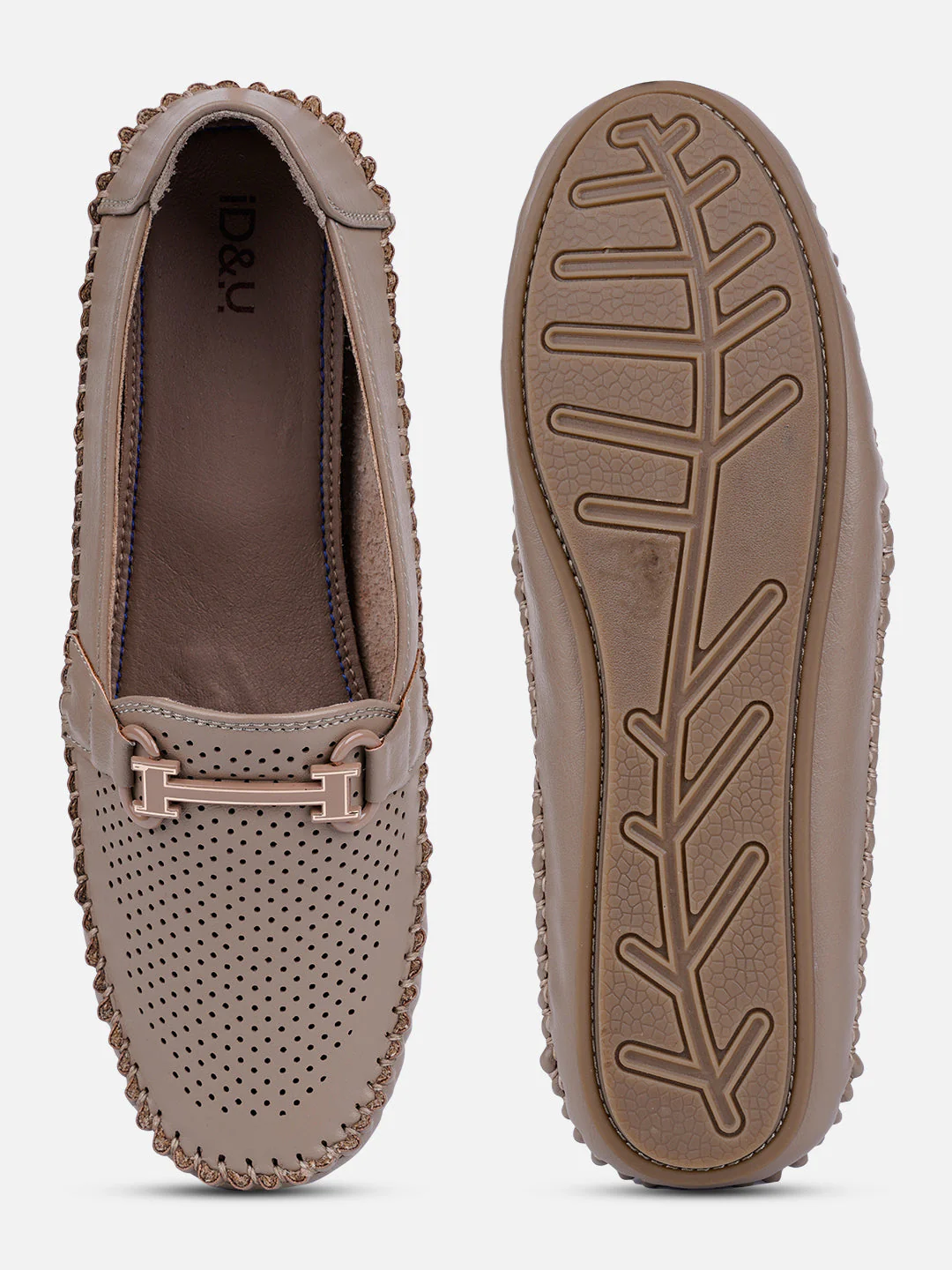 Women's Khaki Soft & Flexy Loafers (IU2003) - Image 4