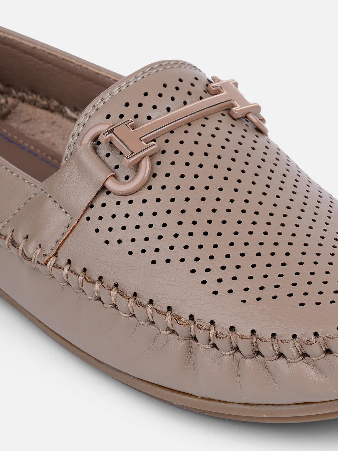 Women's Khaki Soft & Flexy Loafers (IU2003) - Image 5