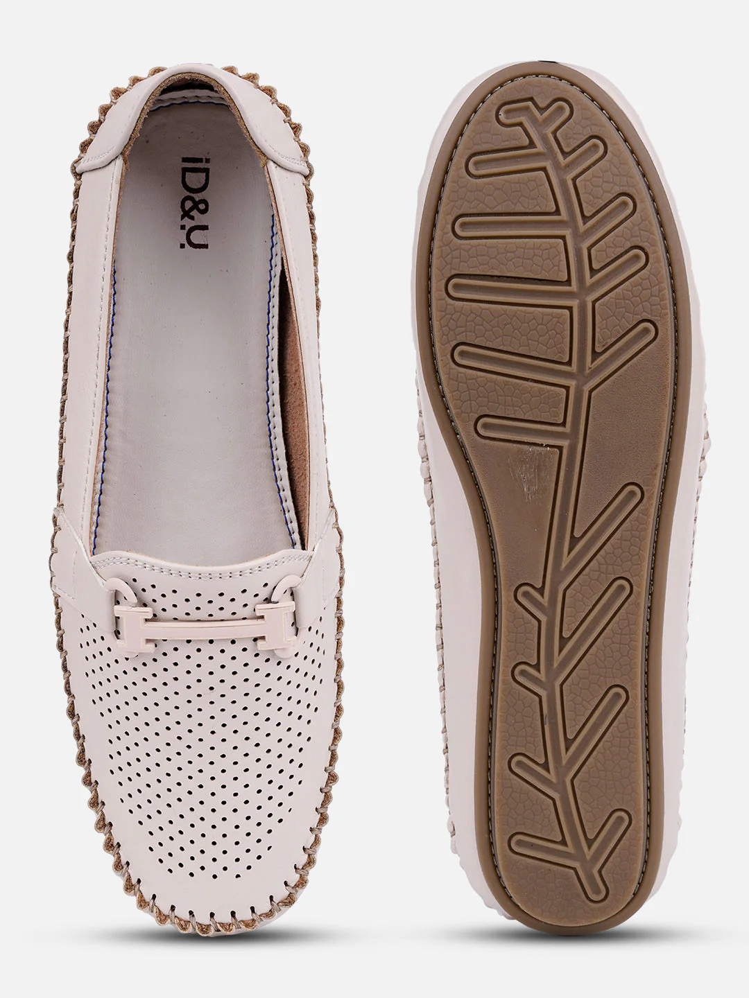 Women's Cream Soft & Flexy Loafers (IU2003) - Image 4