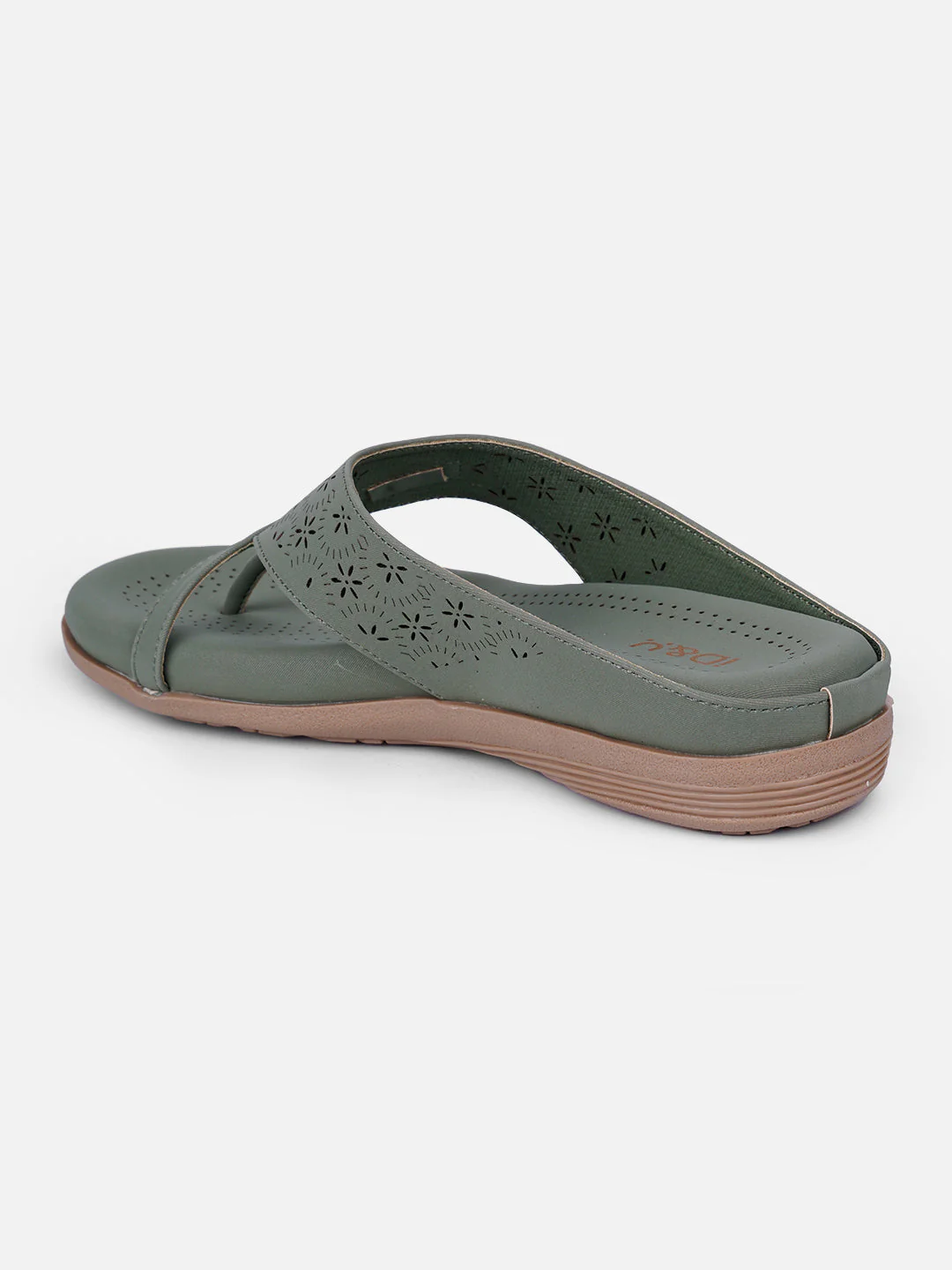 Women's Olive Thong Sandals (IU6009) - Image 3
