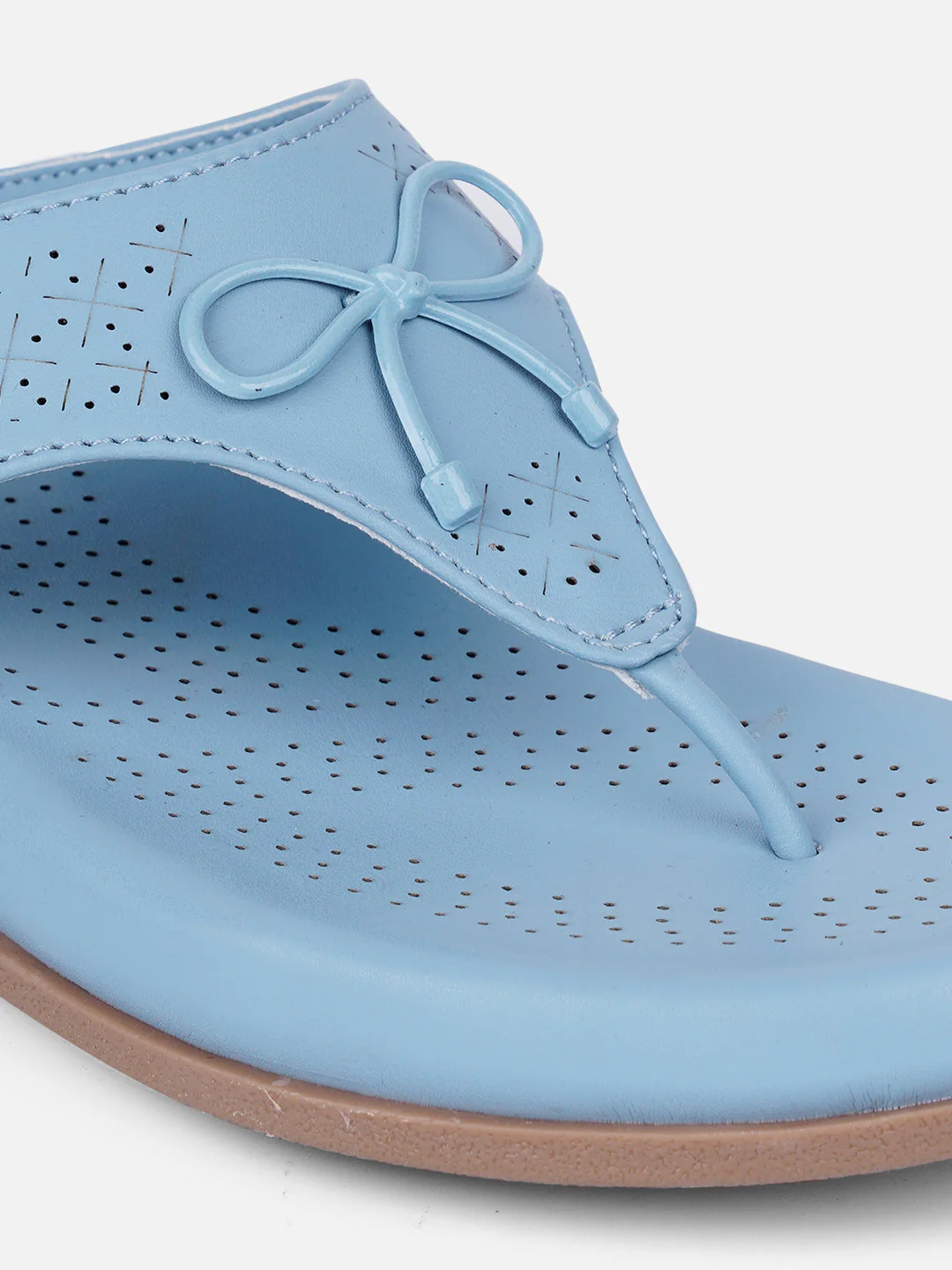 Women's LT.Blue Thong Sandals (IU6010) - Image 5