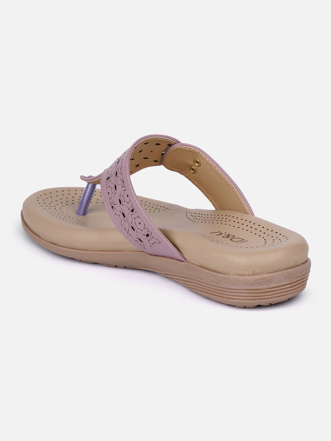Women's Lavender Thong Sandals (IU6011) - Image 3