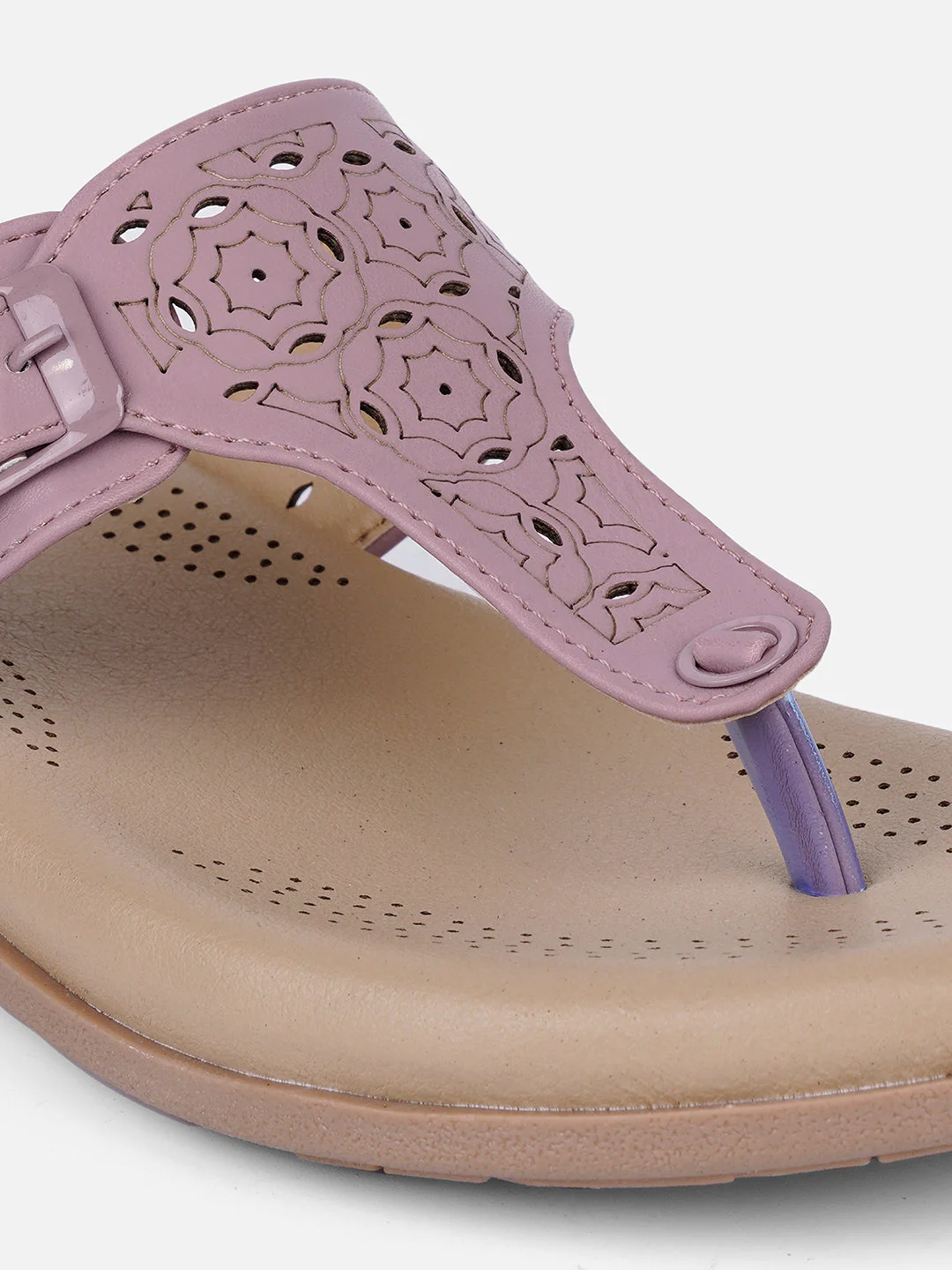 Women's Lavender Thong Sandals (IU6011) - Image 5