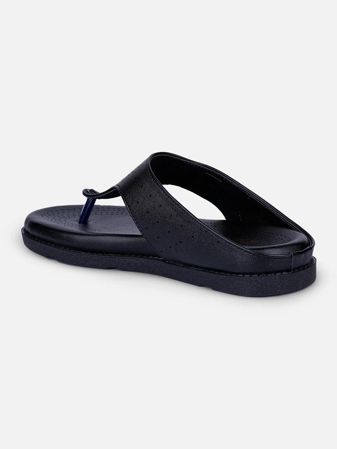 Women's Black Thong Sandal (IU6016) - Image 3