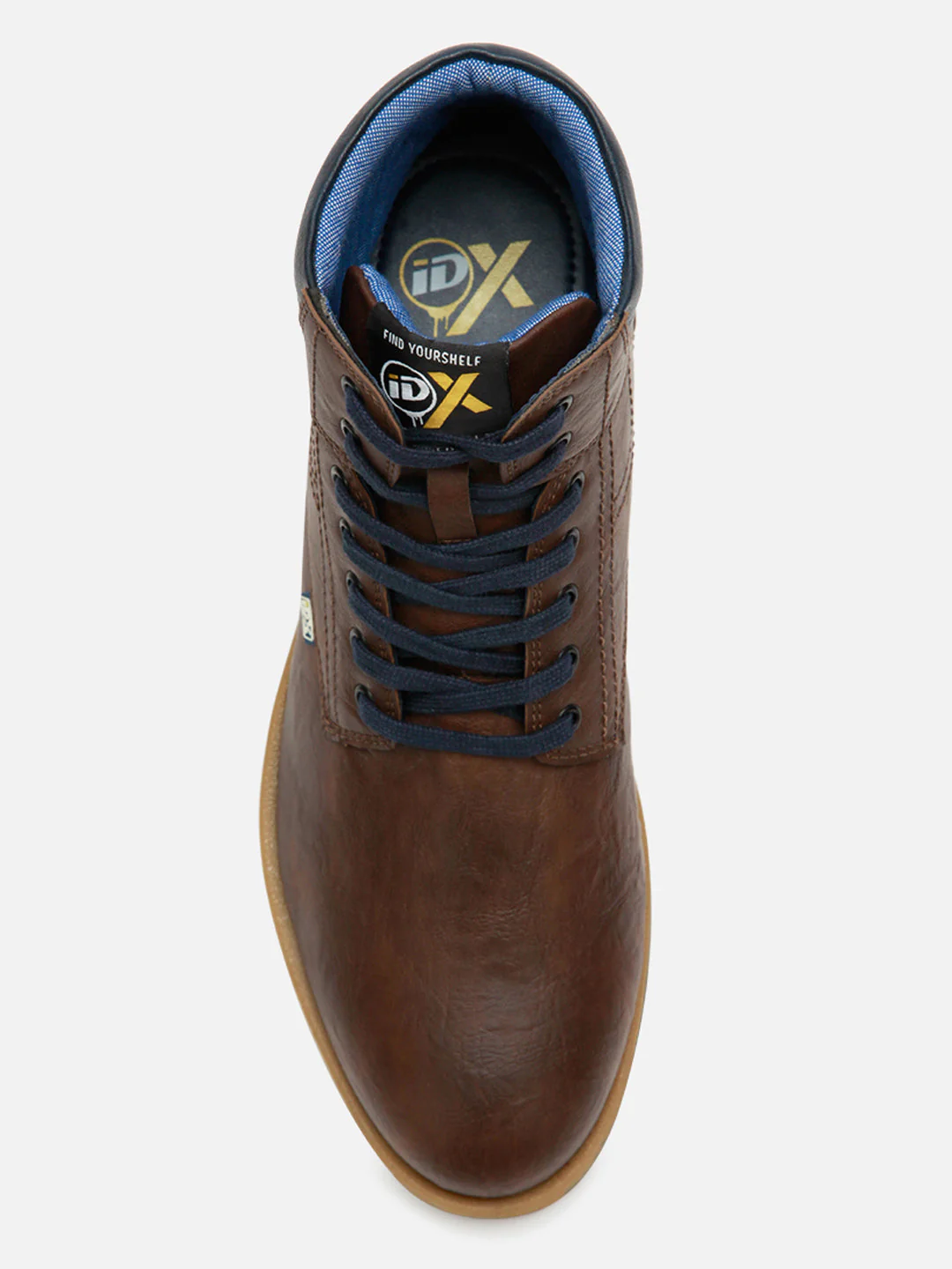 Men's Brown Round Toe High Top Boot (IX1022) - Image 4