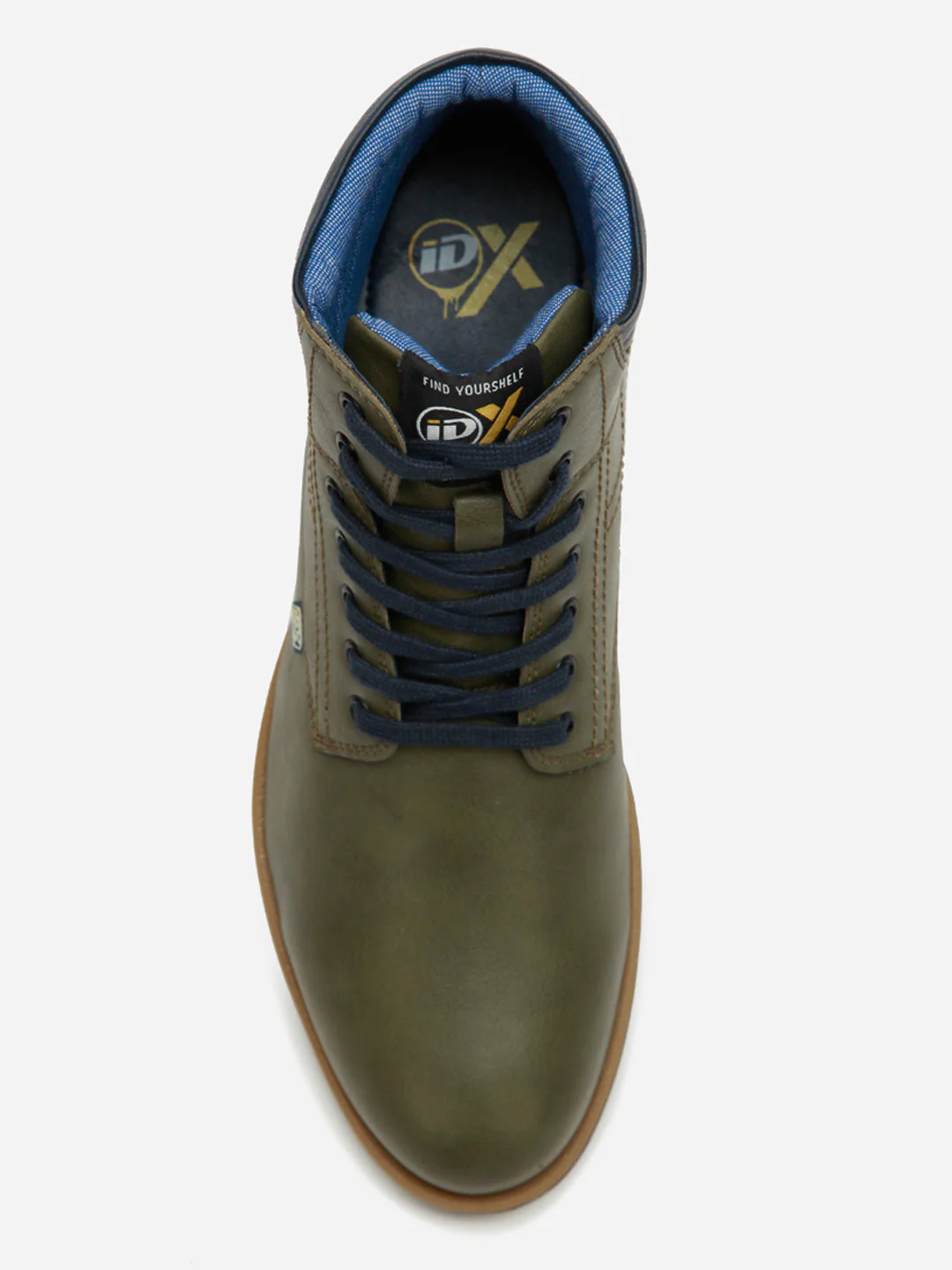 Men's Olive Round Toe High Top Boot (IX1022) - Image 4